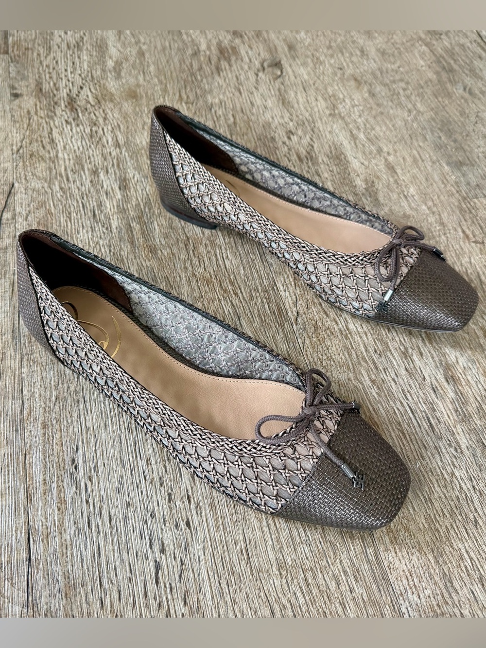 May Ballet Flats - Brown Raffia - Picture 3 of 7